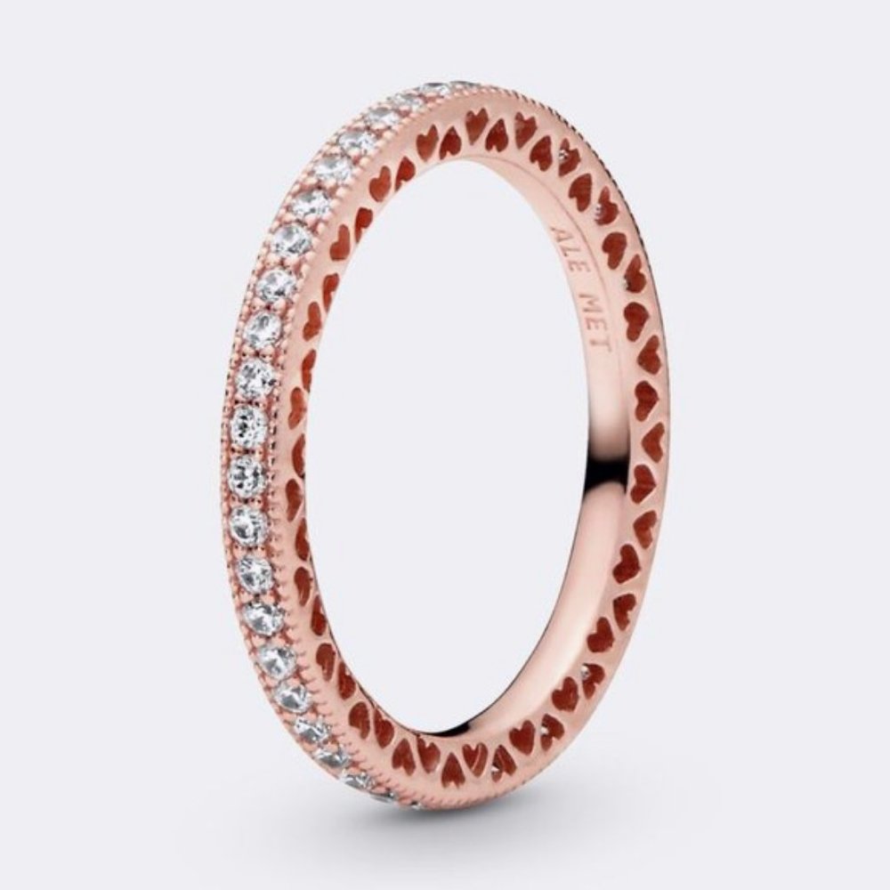 Pandora Sparkle & Hearts Ring